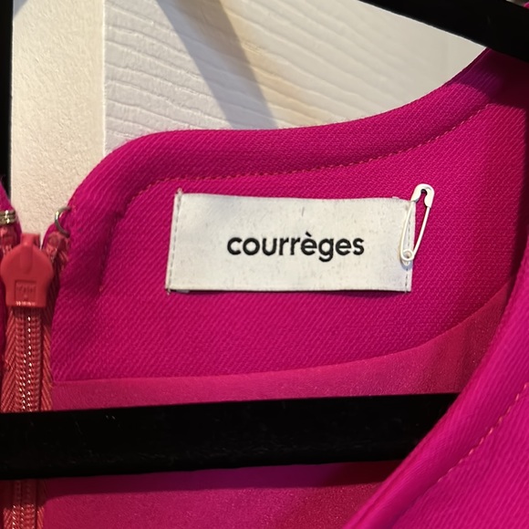 Hot Pink Structured Dress - Picture 3 of 9